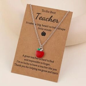 To The Best Teacher Necklace